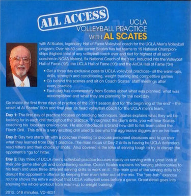 (Rental)-ALL ACCESS UCLA VOLLEYBALL WITH AL SCATES Al Scates